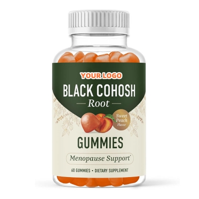 Women's Menopausal|Black cohosh root gummy for women's menopausal relief of hot flashes and night sweats