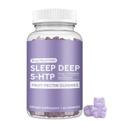 Sleep,&stress|Private Label Dietary Supplement Excellent Quality Vegan Melatonin Gummies For Relaxation And Sleep 