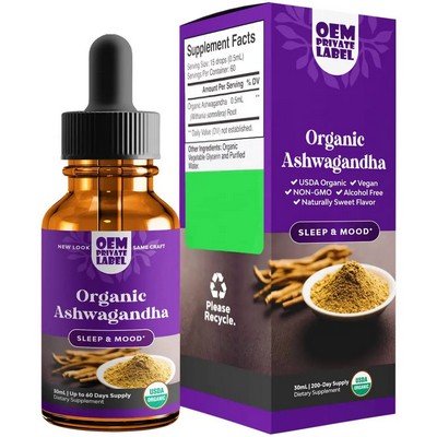 Sleep&Mood support|Organic Ashwagandha drops