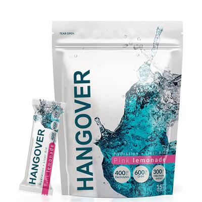 Liver protection and digestionlOEM Hangover Powder Liver Health Anti Hangover Powder Milk Thistle Electrolyte Powder For Hangover Relief