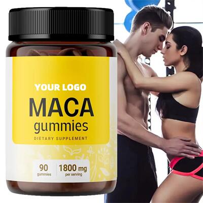 Sex&Energy|Private Label Herbal Supplement Men Maca Ginseng Pil Energy Boost Maca Gummies