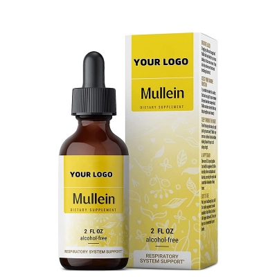 Immune|OEM Mullein Leaf Drops Tincture Lung Cleanse Mullein Drop Mullein Leaf Liquid Extract Drops For Respiratory Health